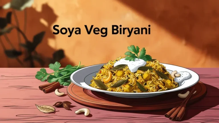 सोया वेज़ बिरयानी बनाने की विधि। soya veg biryani recipe in Hindi