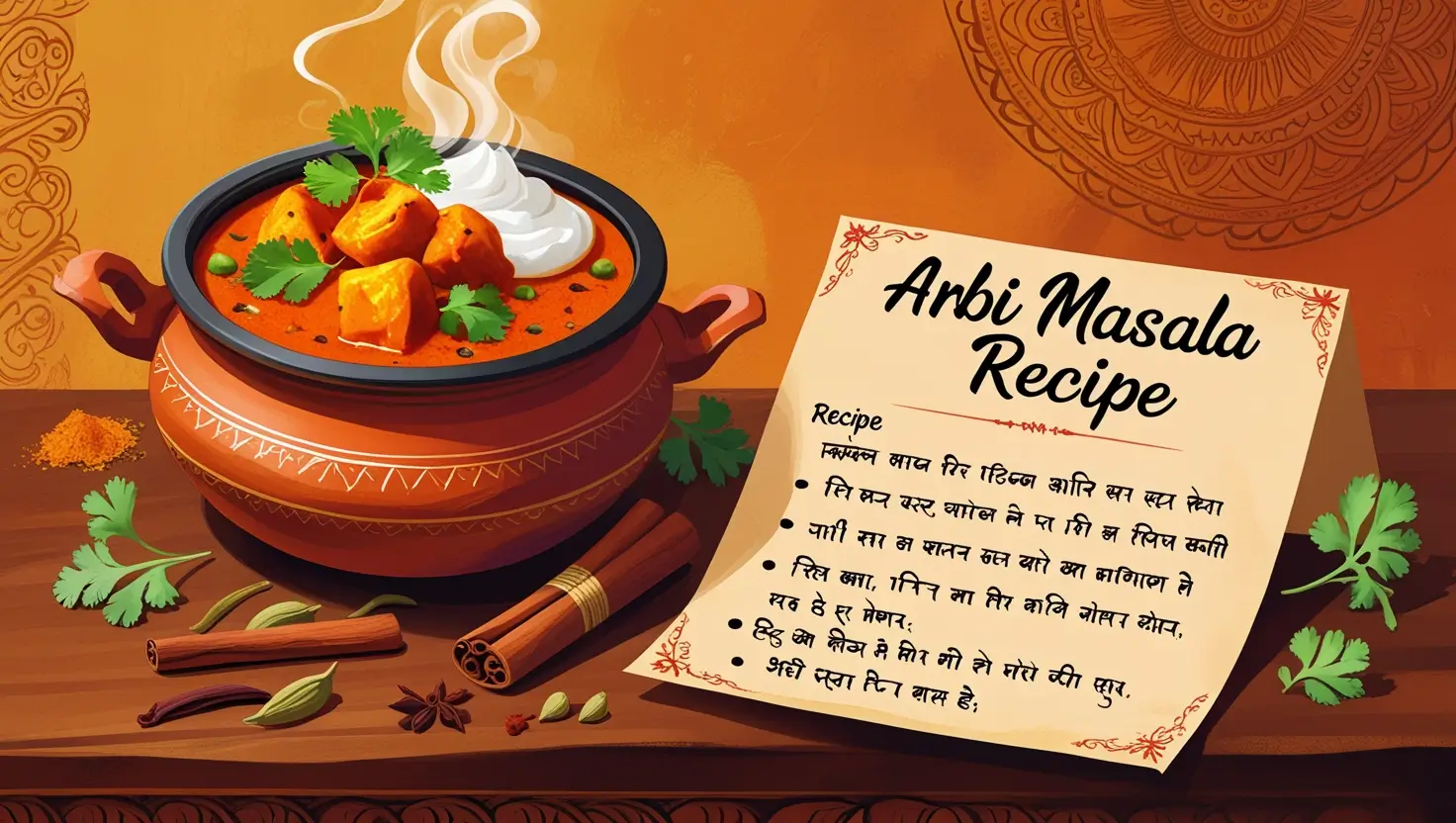 Arbi masala recipe: अरबी मसाला सब्जी बनाने का एक शानदार तरीका